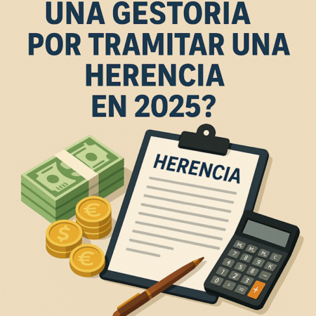 ¿Cuánto cobra una gestoría por tramitar una herencia en 2025?